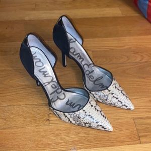 Sam Edelman snake heels